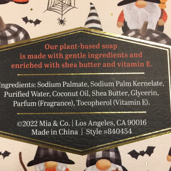 Halloween Pumpkin Scented Carmel Pumpkin Luxury Hand Soap Bar by Mia & Co. NWT - Picture 7 of 12